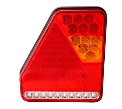 Lampa spate 188x227, 5 functii, cu triunghi si ceata, stanga, TRS002L Dafa
