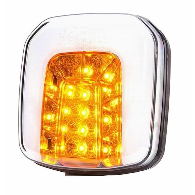 Lampa semnalizare fata cu pozitie, LED, universala, 108x102, W169 1177 Was Lampa semnalizare fata cu pozitie, LED, universala, 108x102, W169 1177 Was