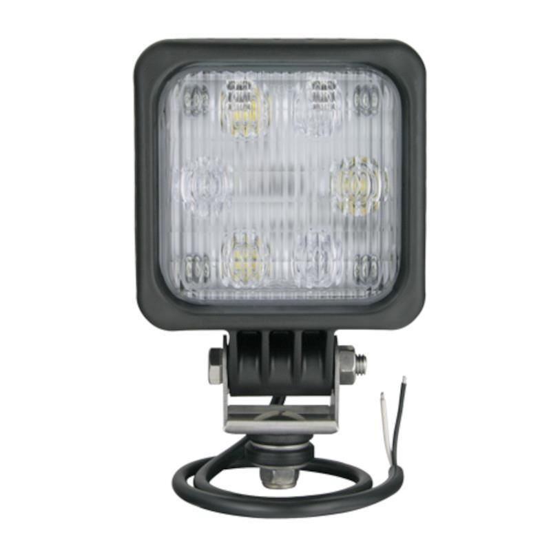Proiector lucru 100x100, LED, 800lm, 11W, striat, lampa mers inapoi,  LED3.47700 Wesem