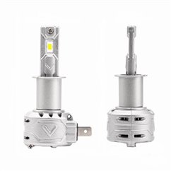 Set 2 becuri H3, LED, 10-16V, 72W, 7920lm, 6500K, Canbus, X2 Series, 02971 Amio 
