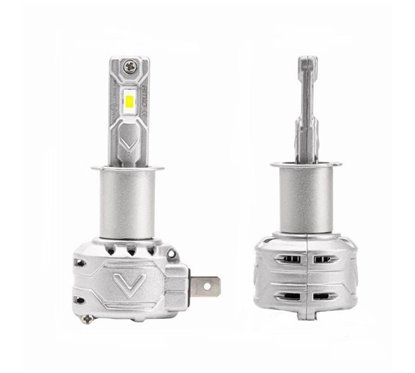 Set 2 becuri H3, LED, 10-16V, 72W, 7920lm, 6500K, Canbus, X2 Series, 02971 Amio 