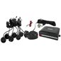Set 8 senzori parcare 4 spate 4 fata, negri, fi22, cu alarma 01575 Amio