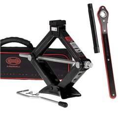 Cric foarfeca, 1.5T, 10-38cm, cu clichet si tubulara, husa depozitare, Ultralift M Pro, 347.16 Heyner