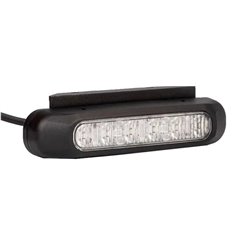 Proiector stroboscopic 12/24V, 132.7x h28.2, albastru, 6 LED-uri in grila FT-200N Fristom