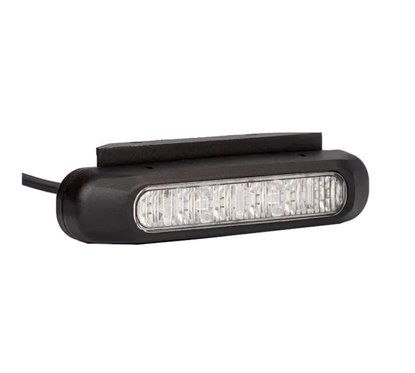 Proiector stroboscopic 12/24V, 132.7x h28.2, albastru, 6 LED-uri in grila FT-200N Fristom