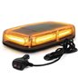 Girofar transversal 28cm, LED, cu magnet, galben, 48LED-T