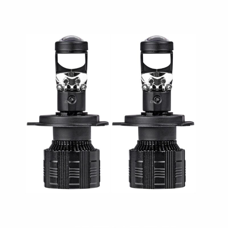 Set 2 becuri H7, LED, 9-36V, 60W, 3800lm, 6000K, Canbus, cu lupa, 03668 Amio