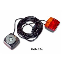 Kit lampi remorca cu magnet, cu cablu 12m, cu mufa 7pini, ZO12
