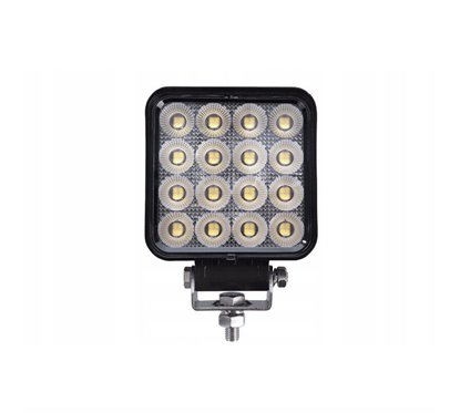 Proiector lucru 108x108, LED-uri Osram, 10-30V, 64W, 5120lm, 5700K, flood, TT.13364 