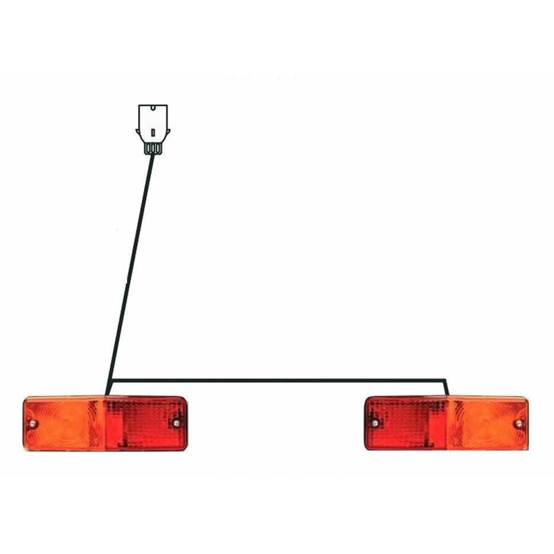 Kit lampi remorca (FT-007), cablu 10m, RLZ02-02 Fristom Kit lampi remorca (FT-007), cablu 10m, RLZ02-02 Fristom