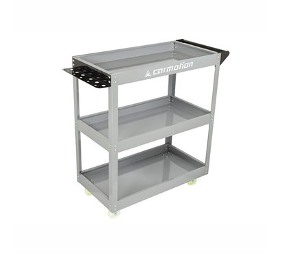 Carucior metalic cu rafturi scule, cu suport surubelnite, 86841 Carmotion 