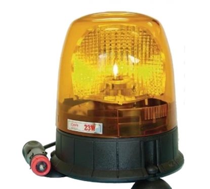 Girofar 12/24V, h166, prindere cu magnet si ventuza, becuri H21W/12 + 24V 8016/12/24V Taurus Sacex