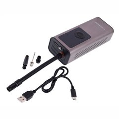 Compresor aer portabil, fara fir, 10bar, cu baterie externa de 2000mAh si lanterna, 63330 Carmotion