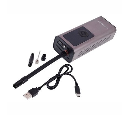 Compresor aer portabil, fara fir, 10bar, cu baterie externa de 2000mAh si lanterna, 63330 Carmotion