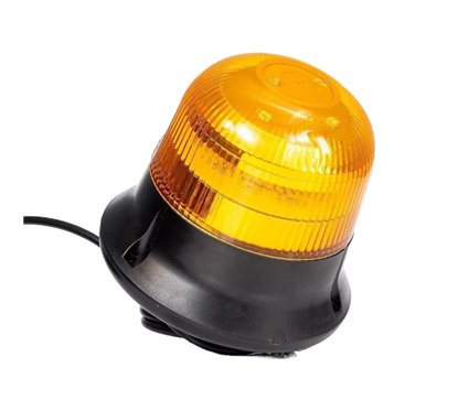 Girofar 12-24V, h135, cu LED, dublu flash, cu prindere fixa, cu un surub, FT-150 SC DF LED Fristom