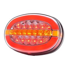 Lampa spate 136x91, 3 functii, LED Neon, cu 2 tipuri de prindere, stanga/dreapta, W205 1427L/P Was