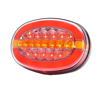 Lampa spate 136x91, 3 functii, LED Neon, cu 2 tipuri de prindere, stanga/dreapta, W205 1427L/P Was