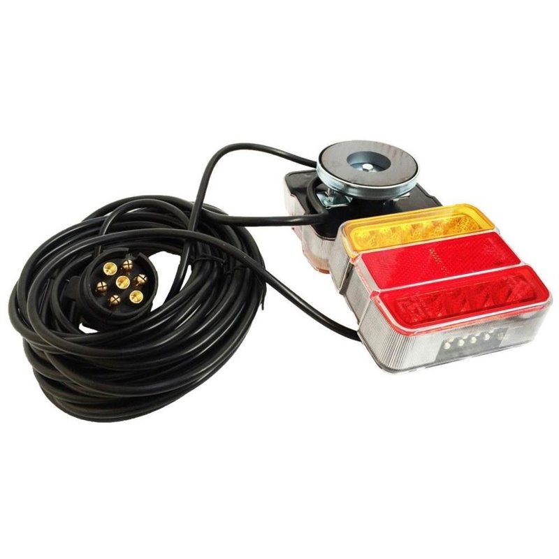 Kit lampi remorca (100x90LED), cablu 7.5m, cu magnet CA9553 247Lighting