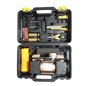 Trusa compresor auto, 2 cilindrii, cu 7 accesorii, 12V, 10bar, 45l/min, cu lanterna, BK79239 
