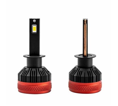 Set 2 becuri H1, LED, 9-16V, 90W, 9900lm, 6500K, Canbus, extra 400% putere, X3 Series, 02977 Amio