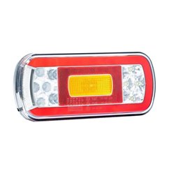 Lampa spate 220x100, 6 functii, cu mers inapoi si numar, cu mufa, LED, FT-130 COF Bajonet Fristom