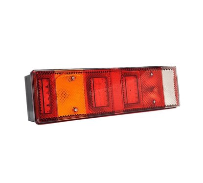 Lampa spate 465x130, 8 functii, cu numar si cablu, hibrid, stanga, W26dzL 658Was