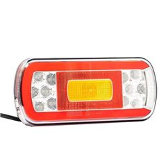 Lampa spate 220x100, 6 functii, cu ceata si numar, LED, FT-130PM Fristom
