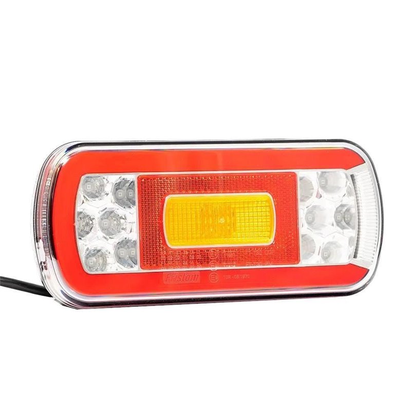 Lampa spate 220x100, 6 functii, cu ceata si numar, LED, FT-130PM Fristom