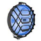 Proiector fi183, mare, carcasa cromata, cu grilaj, stical albastra HO2 40060C Wesem