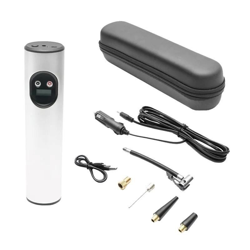 Compresor aer cu acumulator, 6000A, stecher 12V, 10bar, cu accesorii, gri BK Be04-2