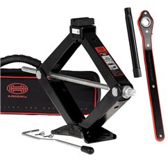 Cric foarfeca, 2T, 8-44cm, cu manivela si cheie clichet, husa depozitare, SUV, Ultralift L Pro, 347.21 Heyner
