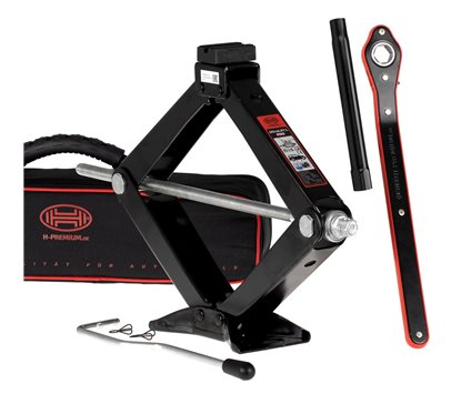 Cric foarfeca, 2T, 8-44cm, cu manivela si cheie clichet, husa depozitare, SUV, Ultralift L Pro, 347.21 Heyner