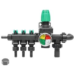 Distribuitor erbicidat cu 3 cai cu manometru glicerina CZ99