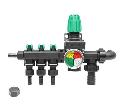 Distribuitor erbicidat cu 3 cai cu manometru glicerina CZ99