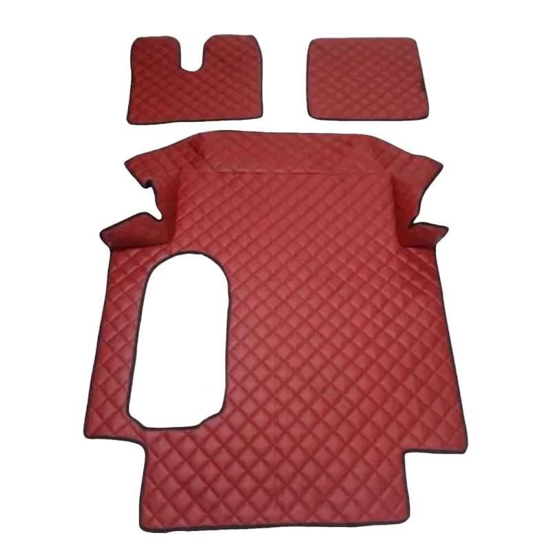 Covor interior camion Man TGA Automat, imitatie piele, rosu GurTec GP3873
