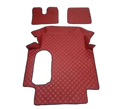 Covor interior camion Man TGA Automat, imitatie piele, rosu GurTec GP3873