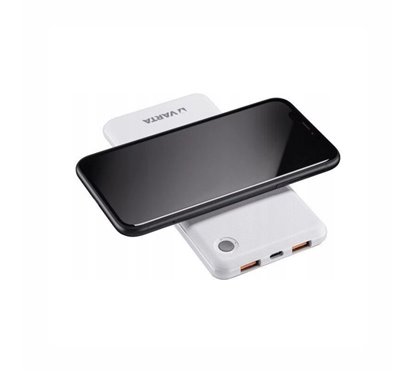 Acumulator extern, 15000mAh, incarcare wireless, 1x USB-C, 2x USB-A QC 3.0, Power Bank 57908 Varta