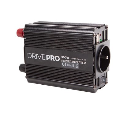 Invertor din 12V in 230V, 300W, cu USB, priza tip E, Elta DrivePro EB8550 Automax