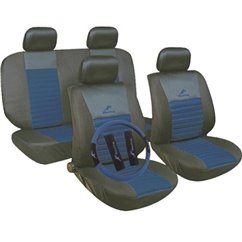 Set 7 huse scaune si volan, cu husa pentru centura, Tango 68660 CarCo