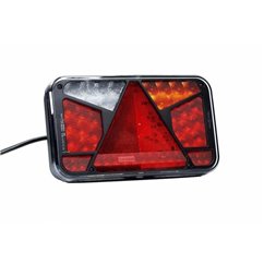 Lampa spate 240x140, LED, 6 functii, cu triunghi, ceata si mers inapoi,dreapta, FT-370 P NT Fristom