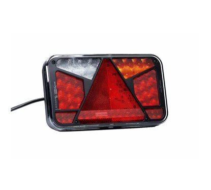 Lampa spate 240x140, LED, 6 functii, cu triunghi, ceata si mers inapoi,dreapta, FT-370 P NT Fristom