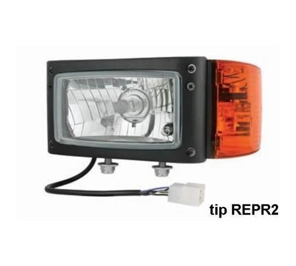 Far cu pozitie si semnalizare, mufa AMP, stanga REPR2.42740 Wesem