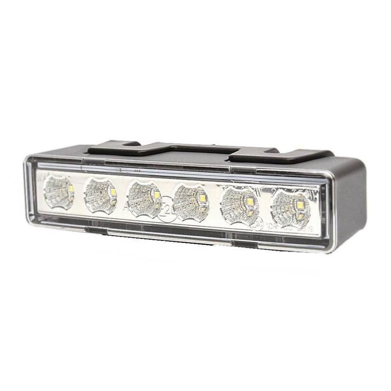 Proiector stroboscopic 12/24V, h32.8x146.5, 6 LED-uri, in grila, W117, 898.2 Was