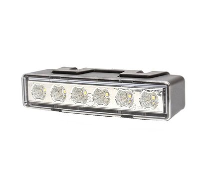 Proiector stroboscopic 12/24V, h32.8x146.5, 6 LED-uri, in grila, W117, 898.2 Was
