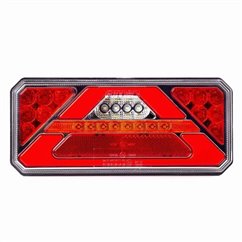 Lampa stop 236x104, LED, 5 functii, ceata, mers inapoi, semnalizare dinamica, dreapta, 02365 Amio