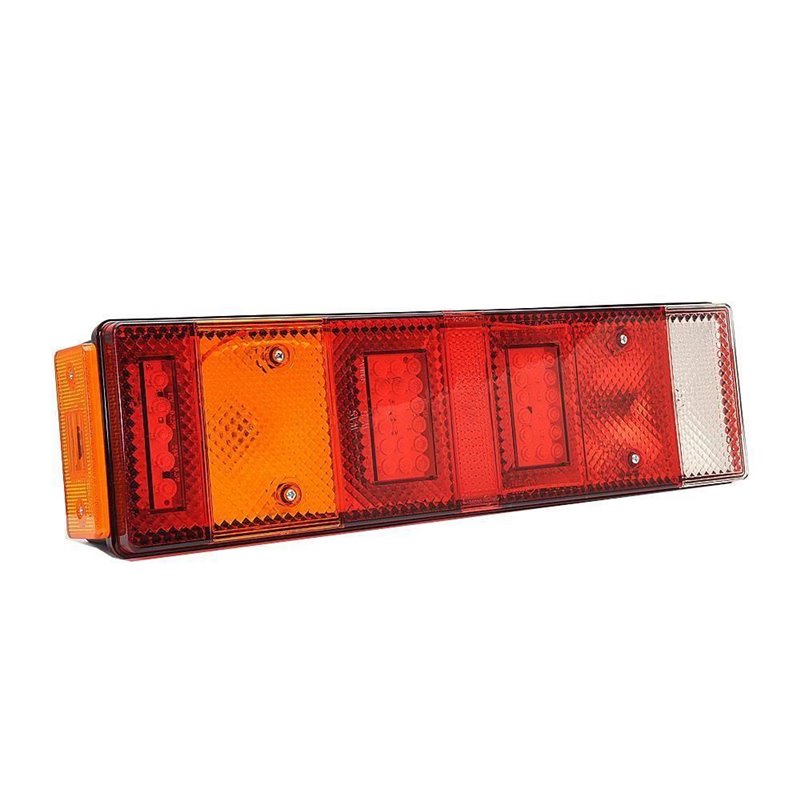 Lampa stop 465x130, 8 functii, cu numar, mufa, LED cu bec, hibrid, stanga, W26DzL 660Sz Was Lampa stop 465x130, 8 functii, cu numar, mufa, LED cu bec, hibrid, stanga, W26DzL 660Sz Was