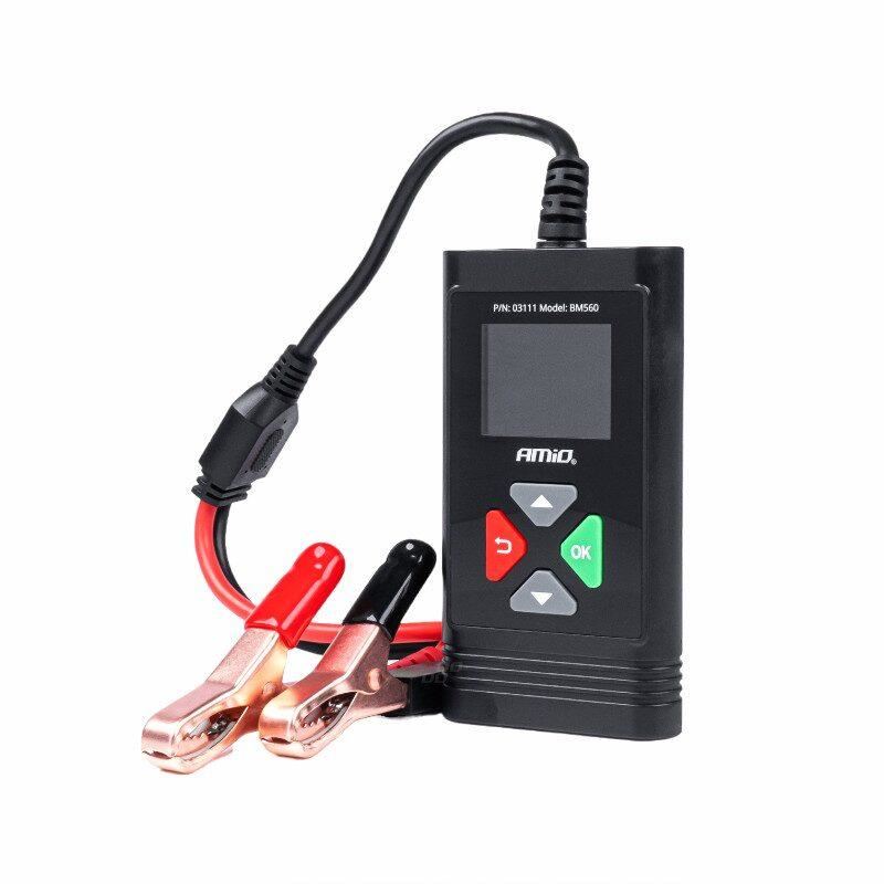 Tester acumulator digital 6-12V, masurare de la 2AH la 220AH, 03111 Amio Tester acumulator digital 6-12V, masurare de la 2AH la 220AH, 03111 Amio