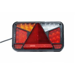 Lampa spate 240x140, LED, 6 functii, cu triunghi, ceata si mers inapoi, stanga, FT-370 L NT Fristom
