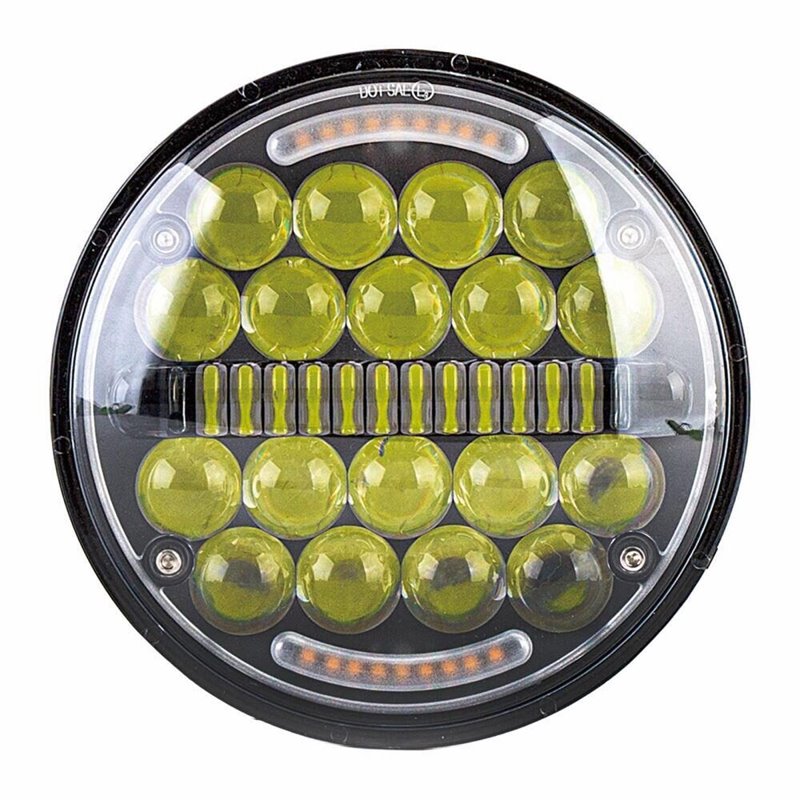 Proiector LED cu 2 faze si pozitie alba DRL, 12-24V, 90W, SPT701-901-W