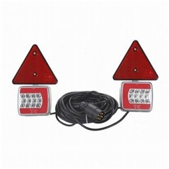 Kit lampi remorca 100x90, cu LED, cu magnet si cablu, 7,5m, Dafa L1853 TruckLed